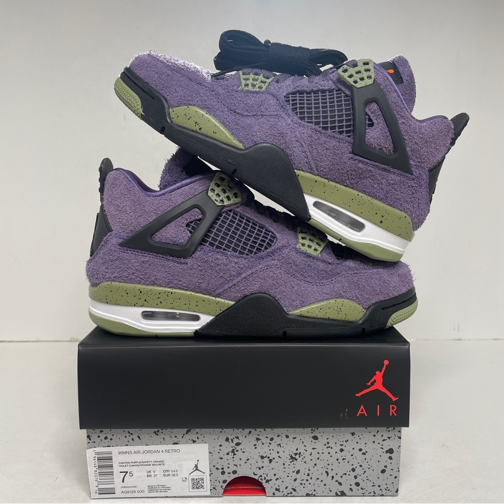 Nike Air Jordan 4 Retro WMNS “Canyon Purple” 2022 - Picture 1 of 4